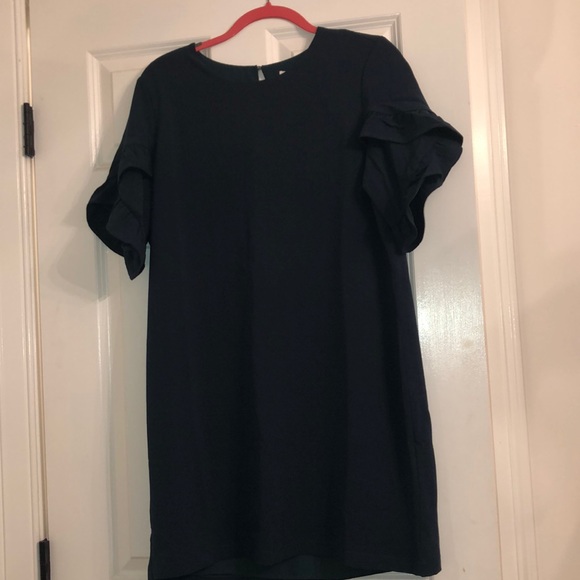 CHARLES HENRY GREEN FORMAL SHIFT DRESS - Picture 1 of 5